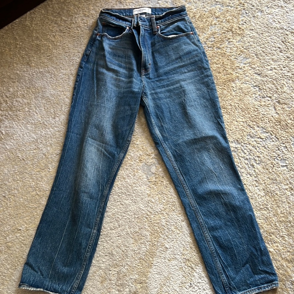 Abercrombie 90s Straight Curve Love Jeans